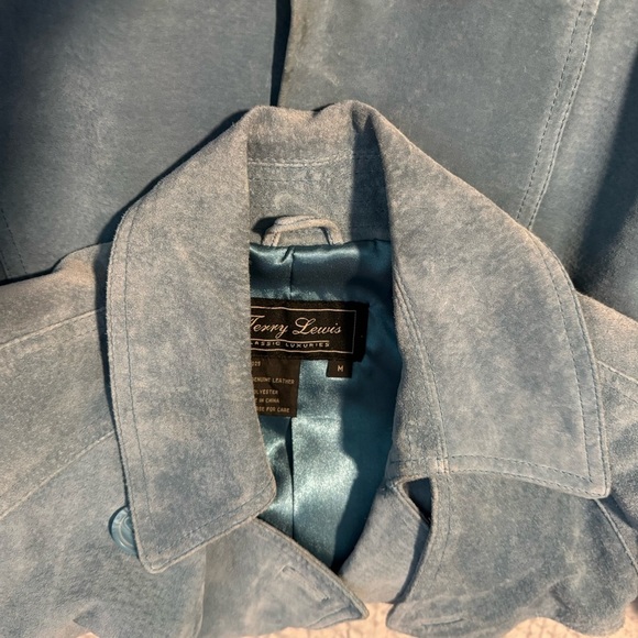 Women's Vintage Blue Double-Breasted Pea Coat | Very Good Condition - Picture 10 of 12